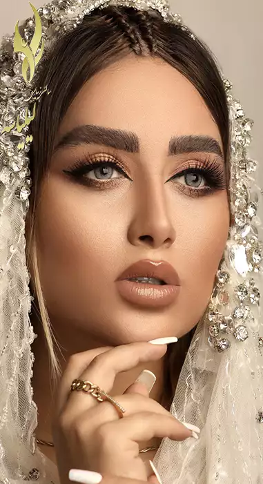 میکاپ عروس چشم مشکی